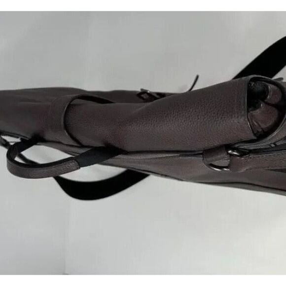 Coach Hudson Commuter Bag Oxblood Pebbled Leather Briefcase - Picture 12 of 12